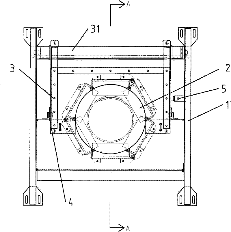 Safety baffle mechanism for tubular type belt conveyer