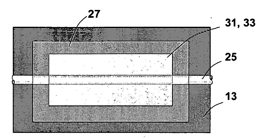 Composite structure with optical fiber embedded in one of its surface layers and a process for its connection and repair