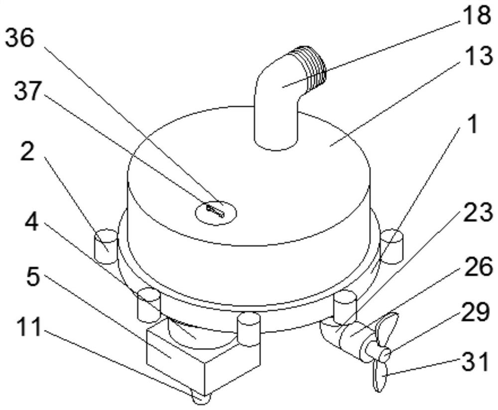 Treatment equipment for black and odorous water body and treatment method for black and odorous water body