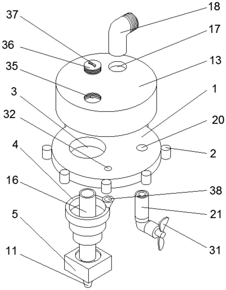 Treatment equipment for black and odorous water body and treatment method for black and odorous water body