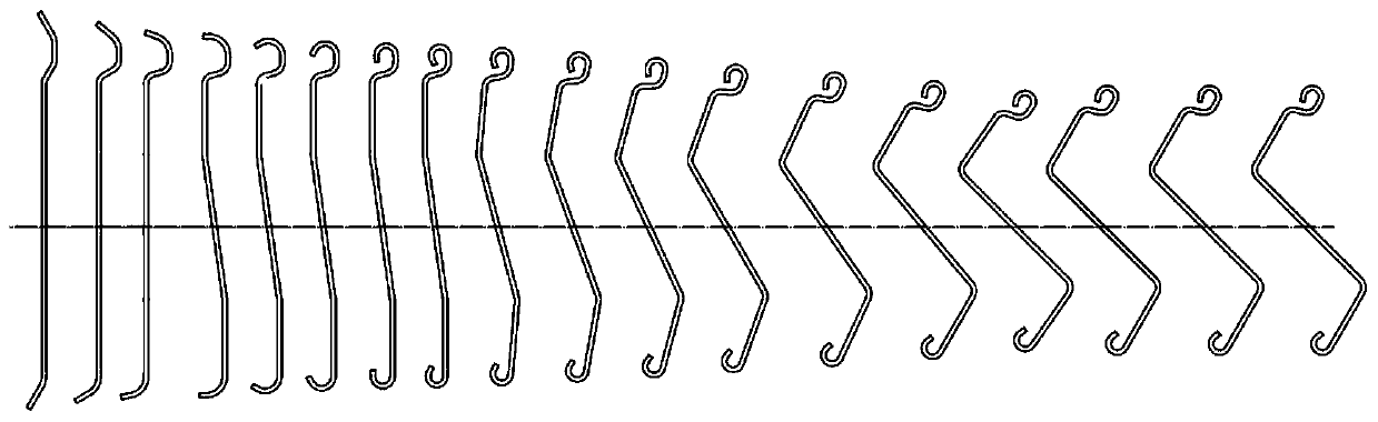 Roller type continuous cold roll forming method for Z-shaped steel sheet pile