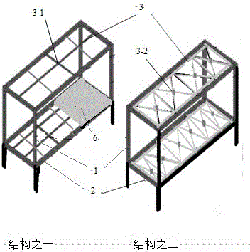 Light type container room suitable for being used in islands and reefs in South China Sea