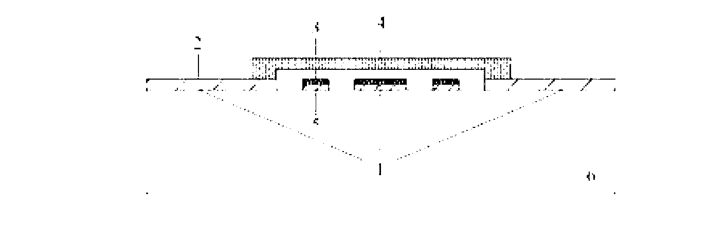 Phase detecting device based on clamped beam capacity type micromechanical microwave power sensor