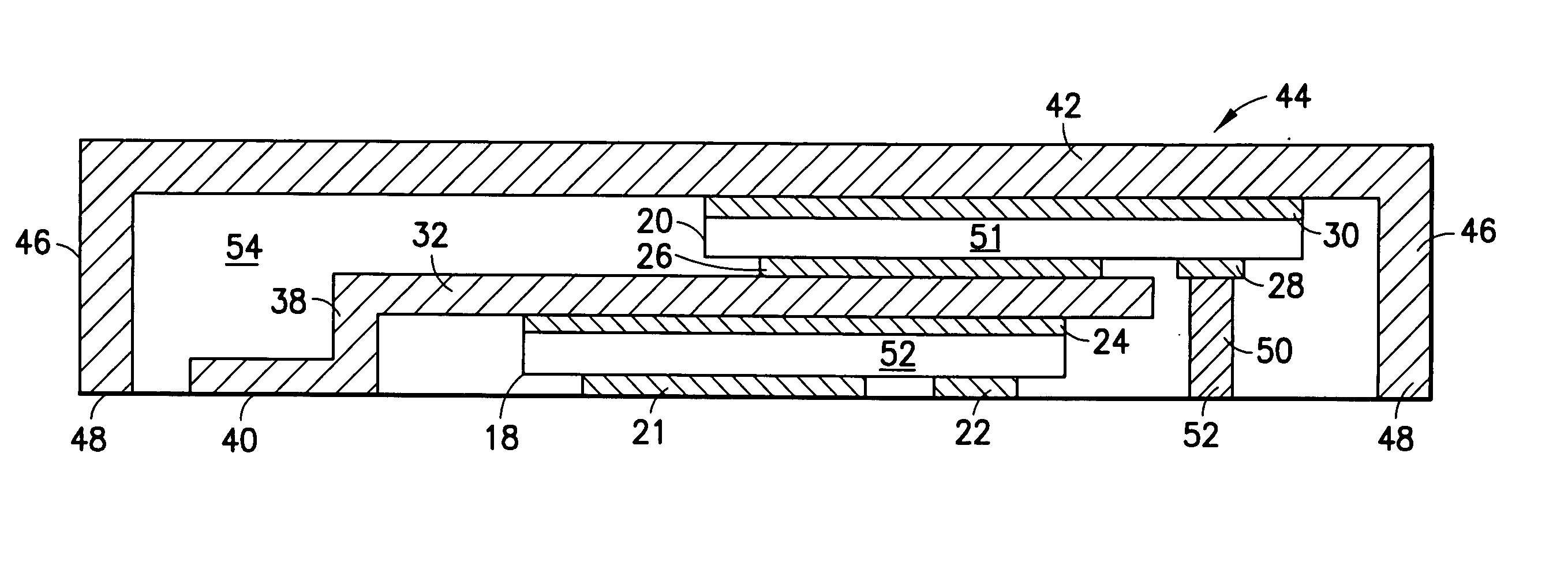 Semiconductor package that includes stacked semiconductor die