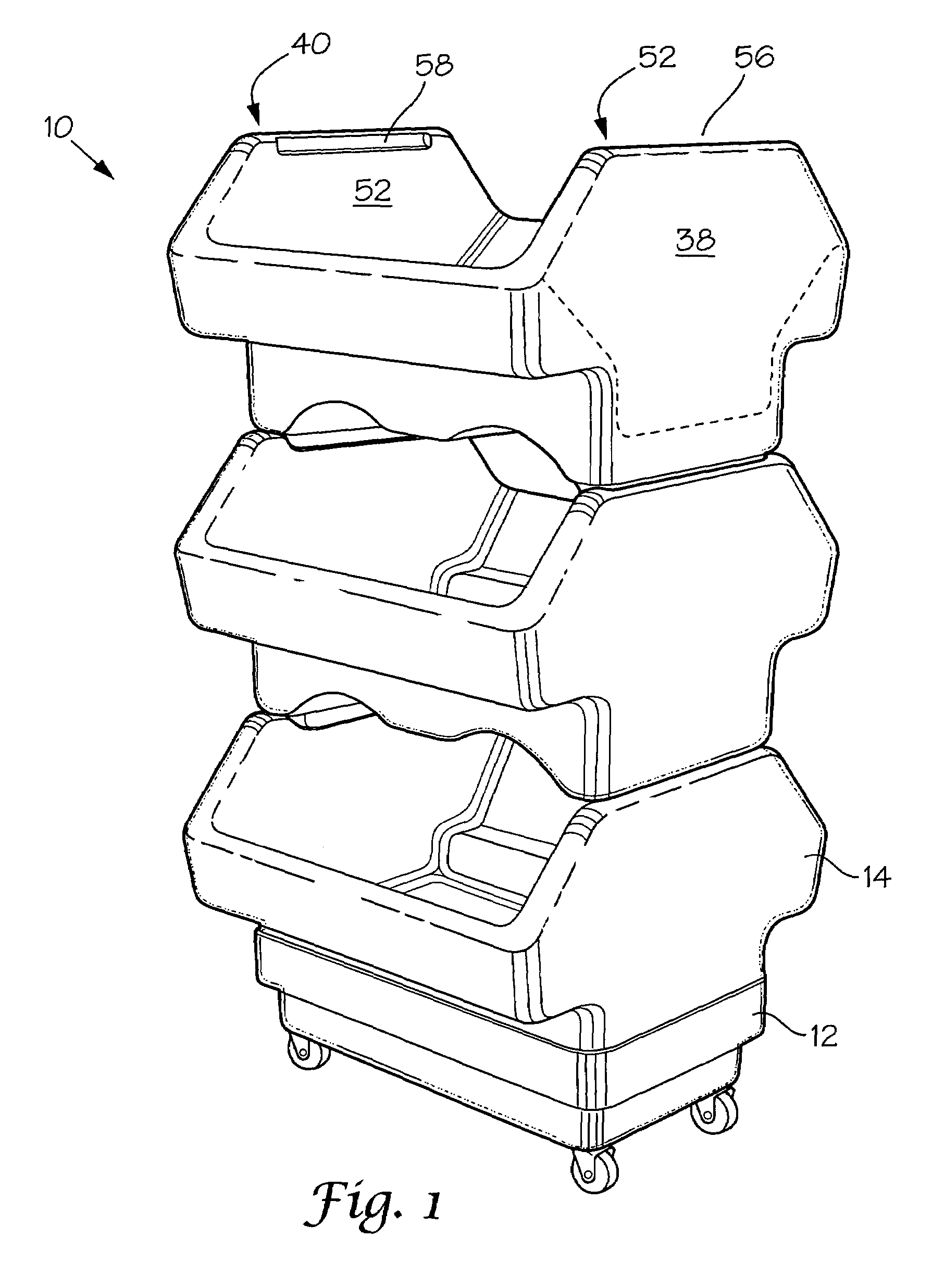 Stacking cooler