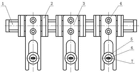 Painting mold frame capable of moving transversely and longitudinally and using method thereof