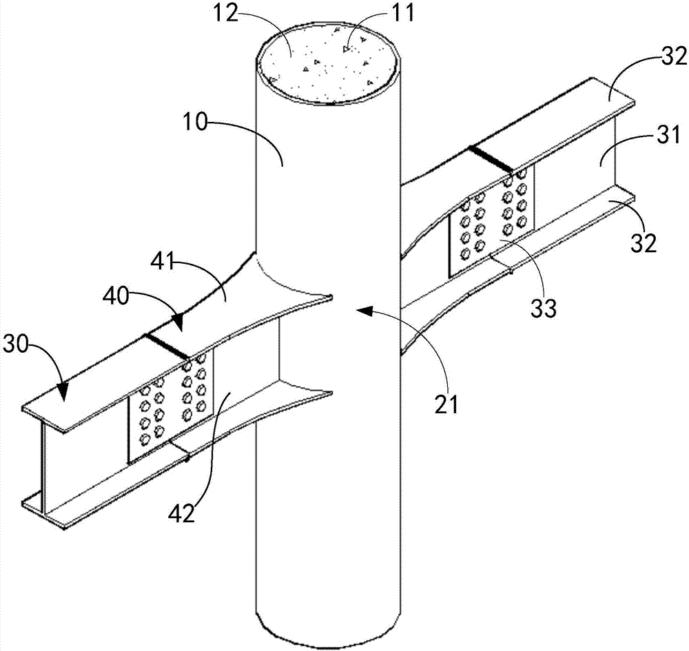 Inner Ring Steel Tube Recycled Block Concrete Assembly Structure