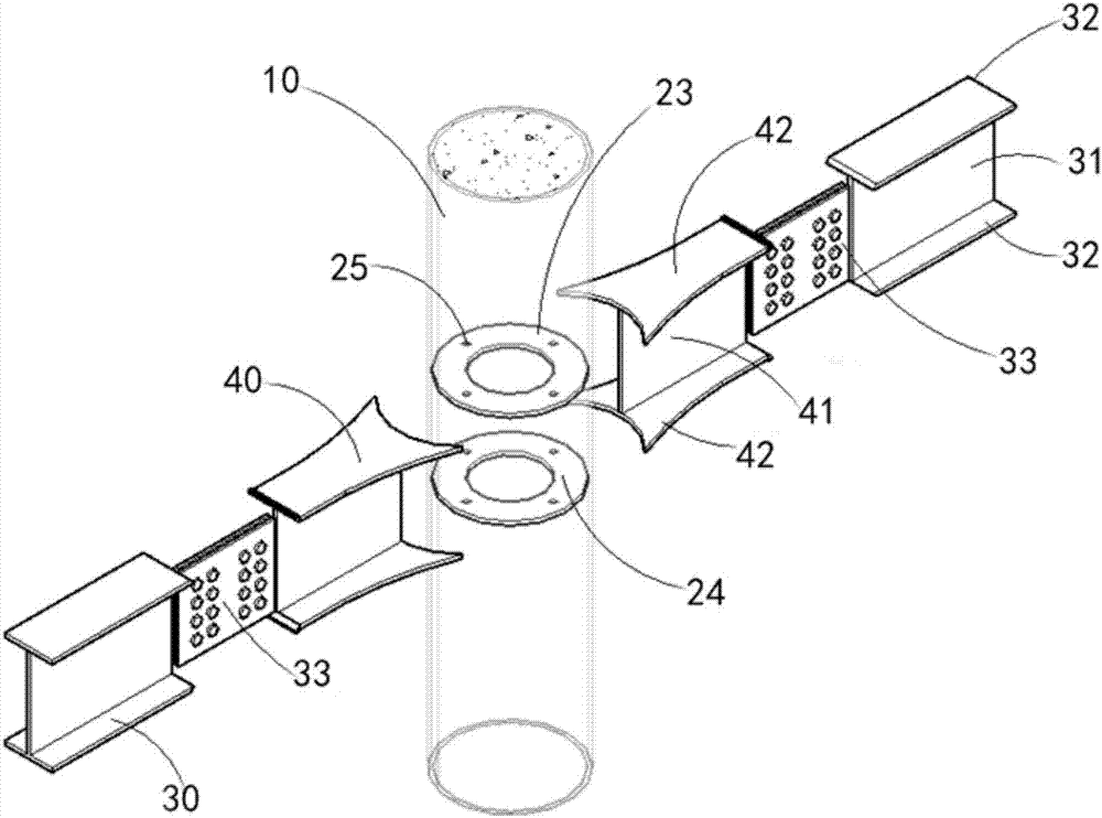 Inner Ring Steel Tube Recycled Block Concrete Assembly Structure