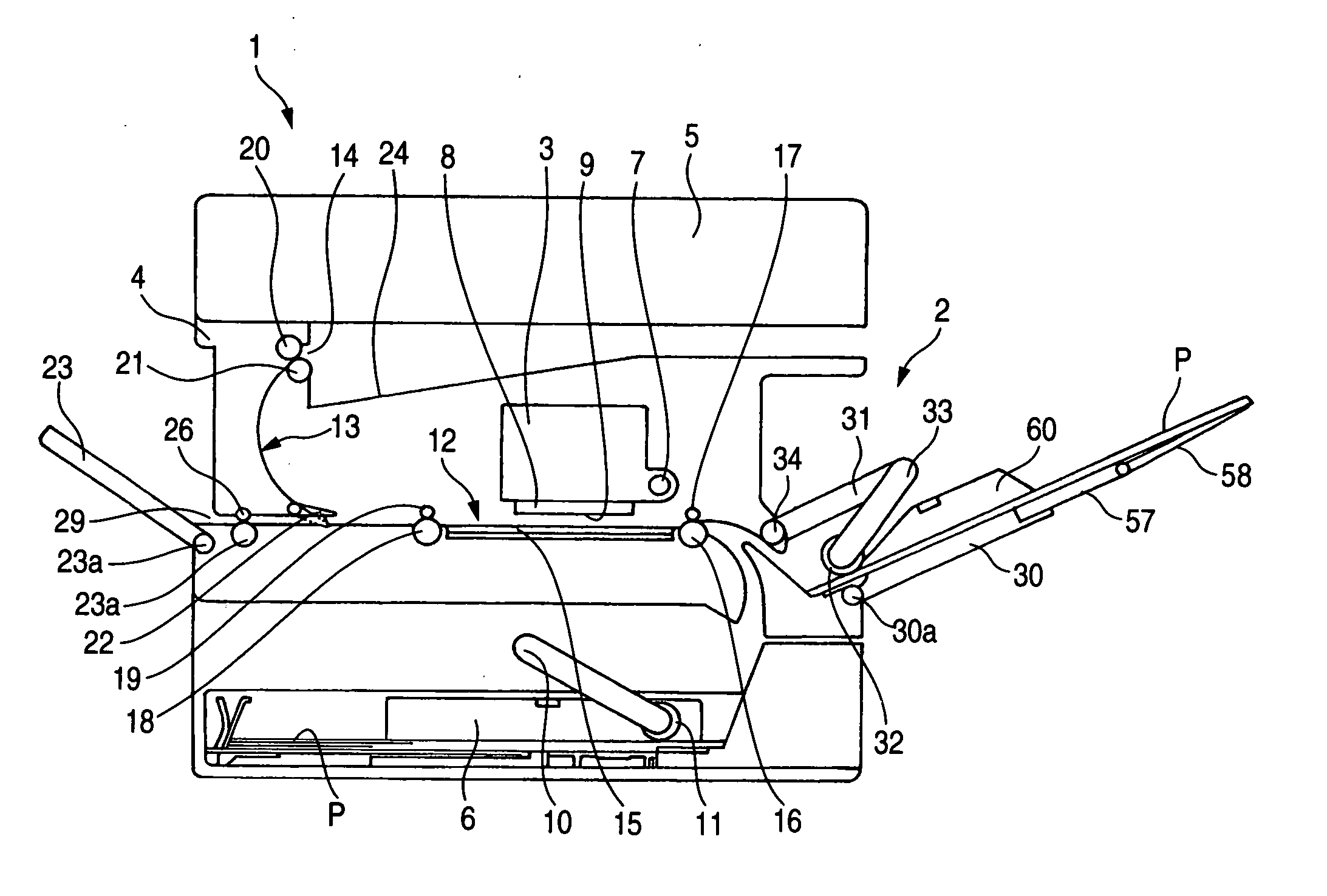 Recording medium feed apparatus