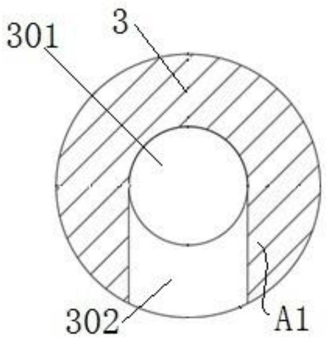 Semi-grouting sleeve without steel bar connecting threaded holes