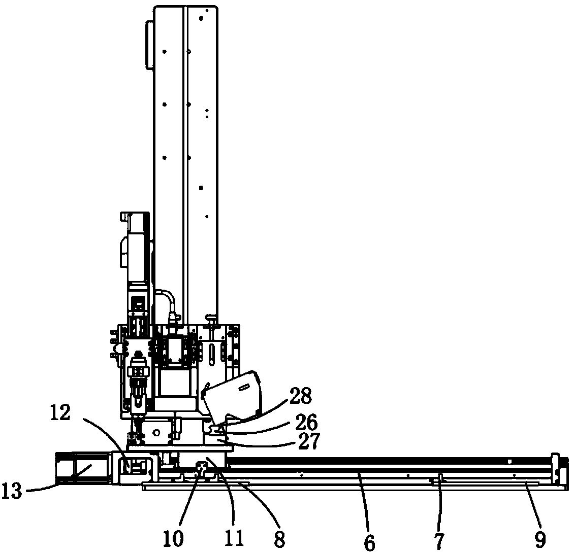 Full-automatic quantitative glue dispensing mechanism