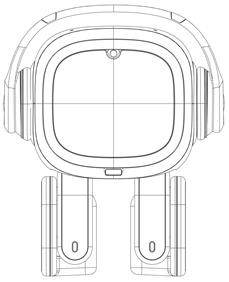 Fall detection method and fall protection method for foot type desktop pet robot