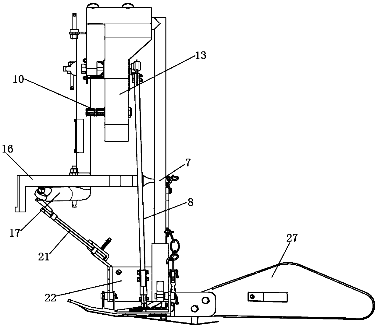 Shrub lawn trimming device for garden landscaping and using method thereof