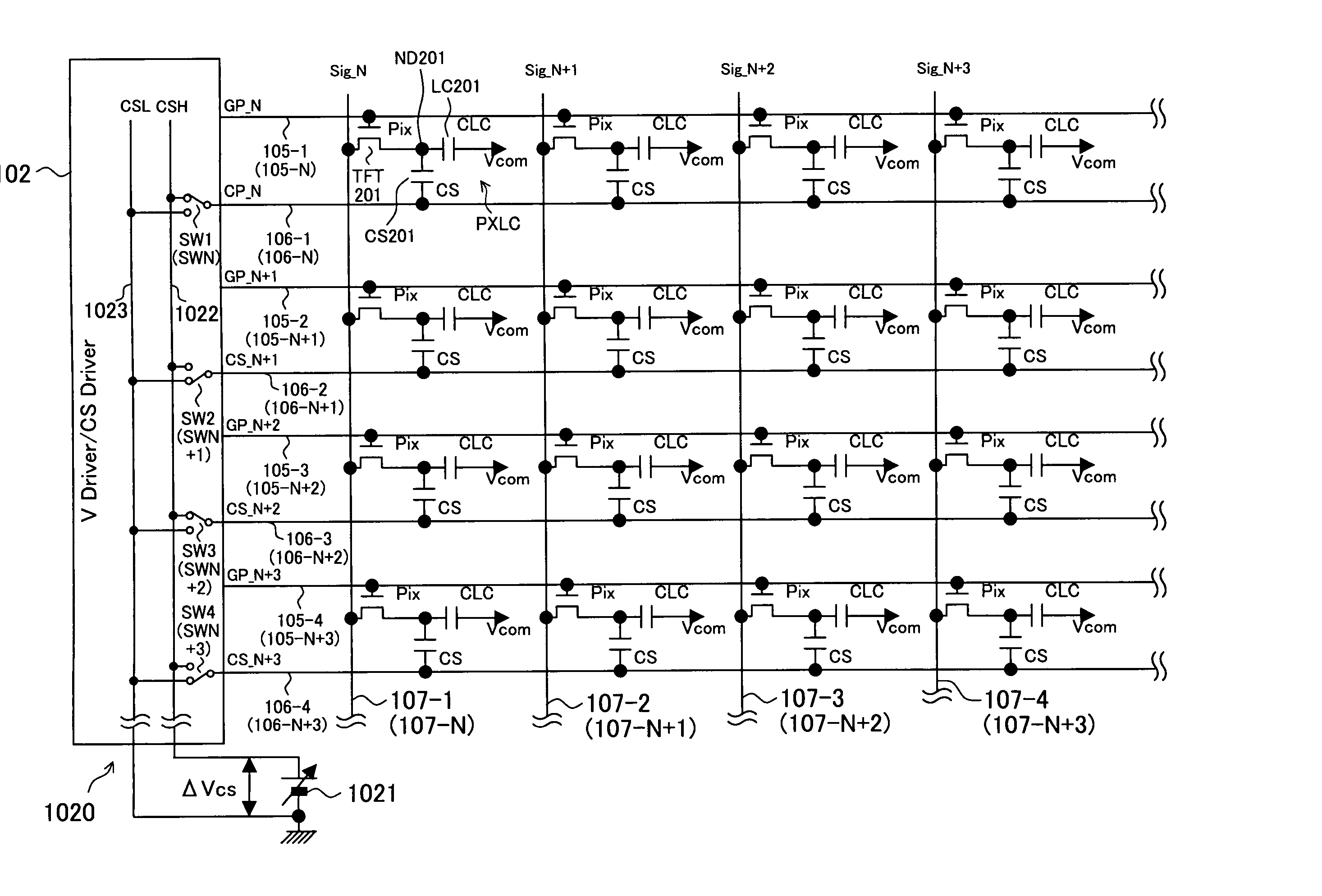 Display device and drive method of same