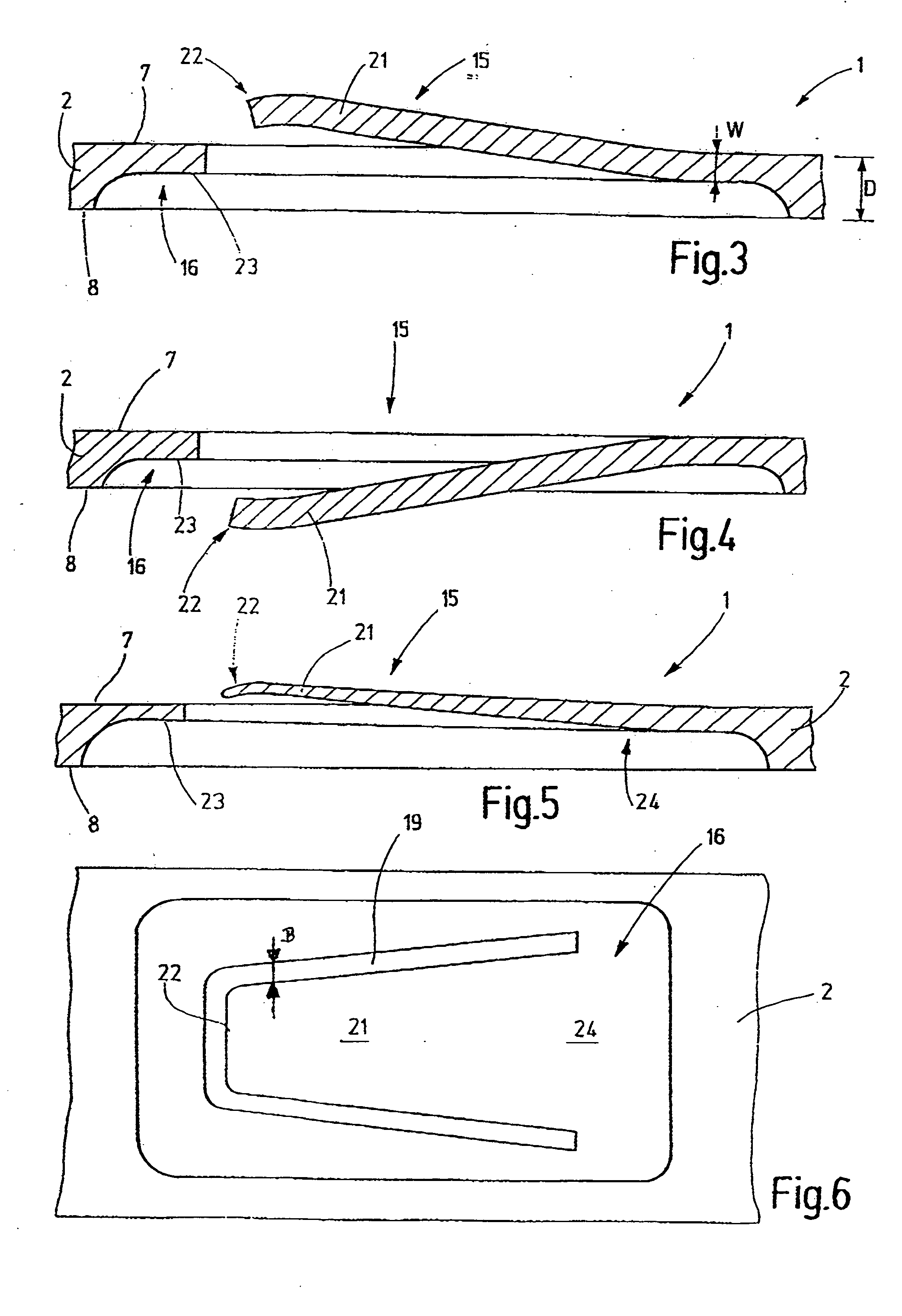 System component having a braking spring