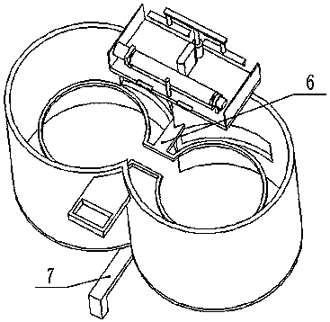 Automatic paying-off device for power wiring operation