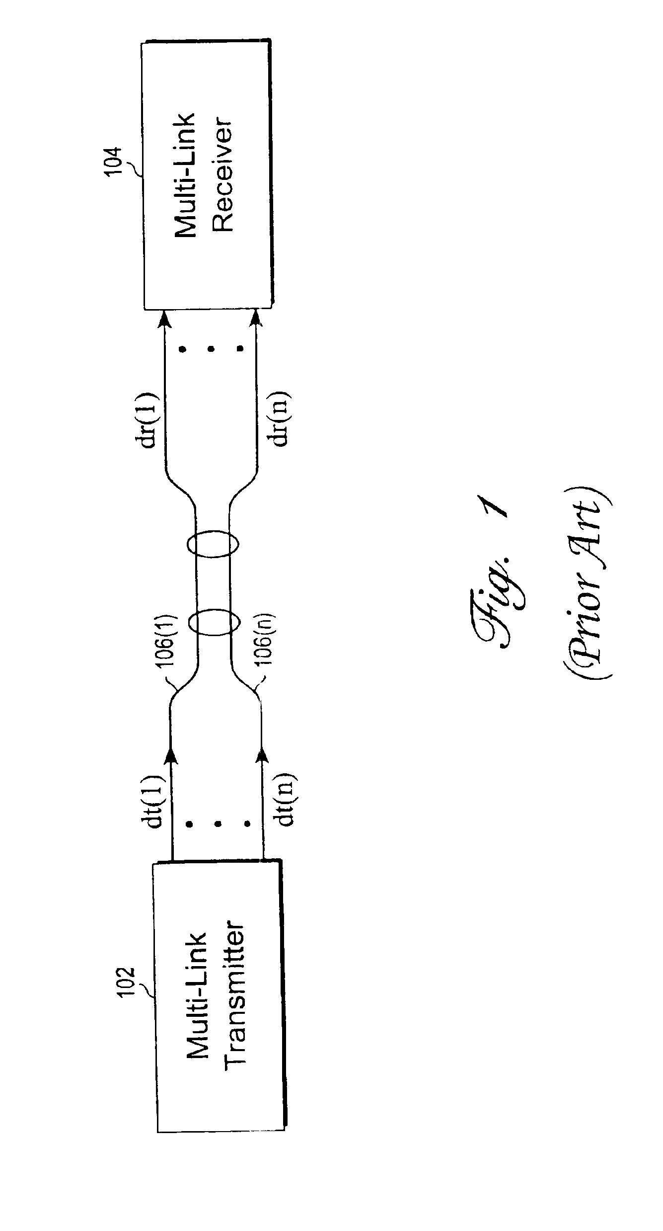 Multi-link receiver for processing multiple data streams