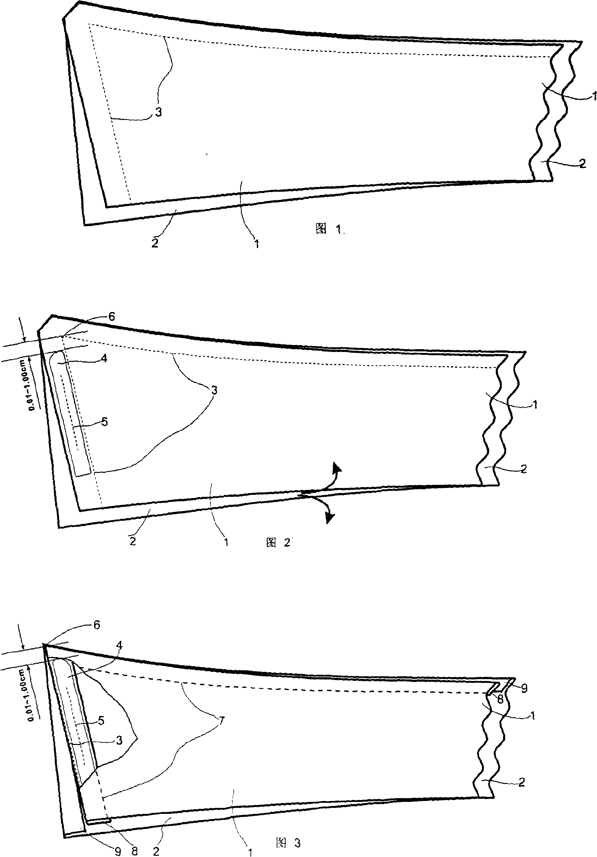 Method for manufacturing collar filling-in bits of shirt