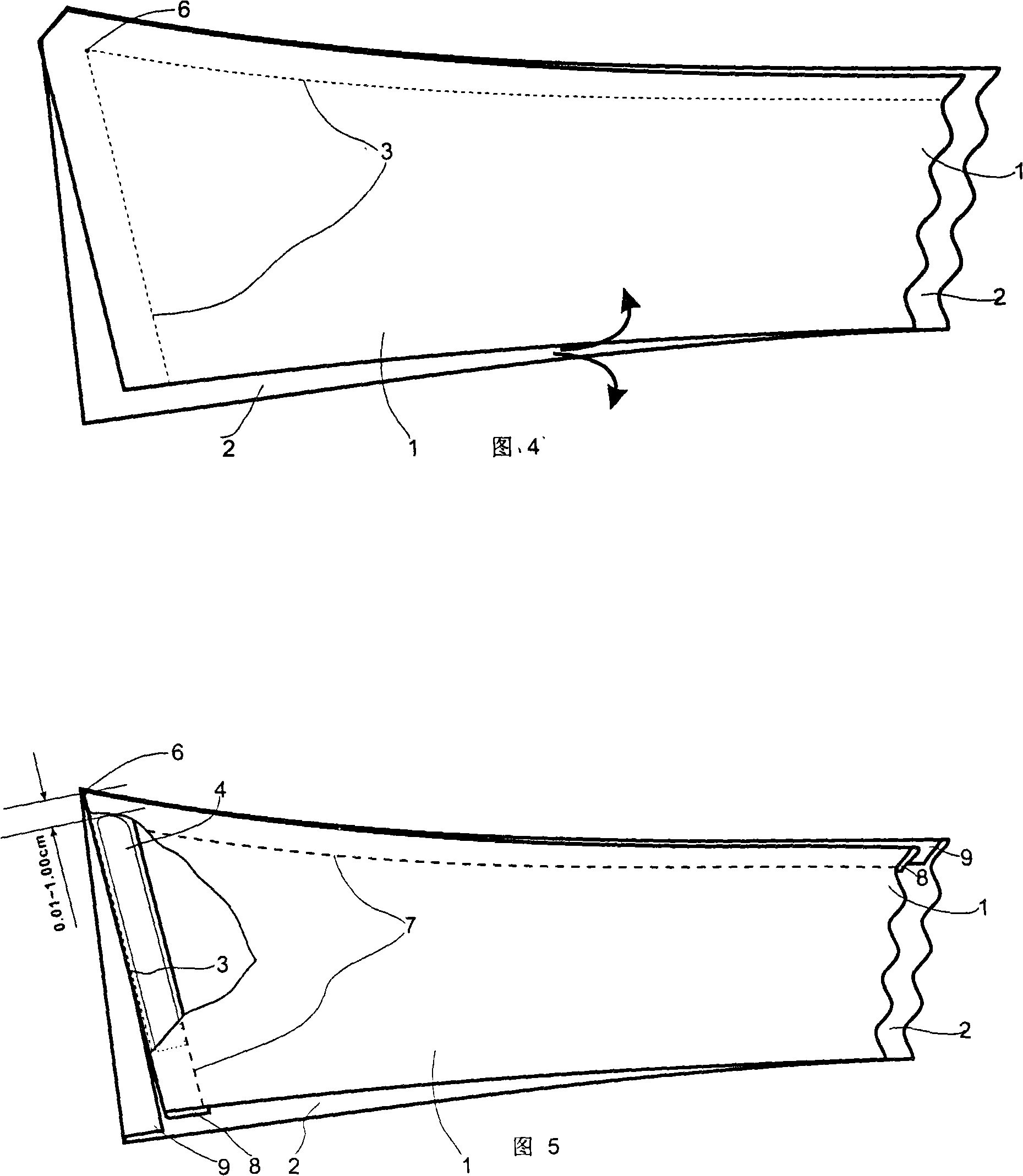 Method for manufacturing collar filling-in bits of shirt