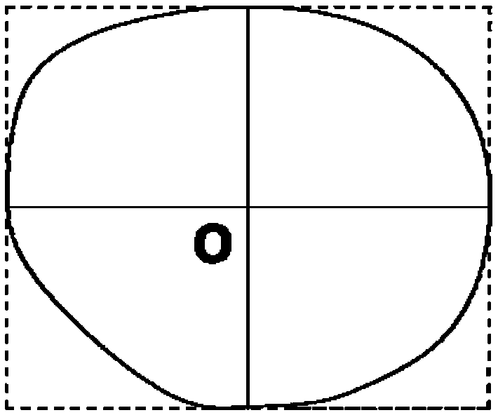 Spectacle lens for preventing refraction deterioration and asthenopia caused by asymmetric visual field and therapeutic instrument