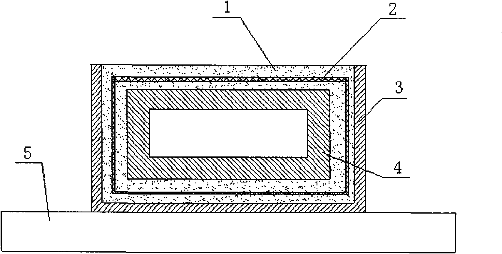 Integrated fireproof exhaust pipeline for kitchen and bathroom and manufacturing method thereof