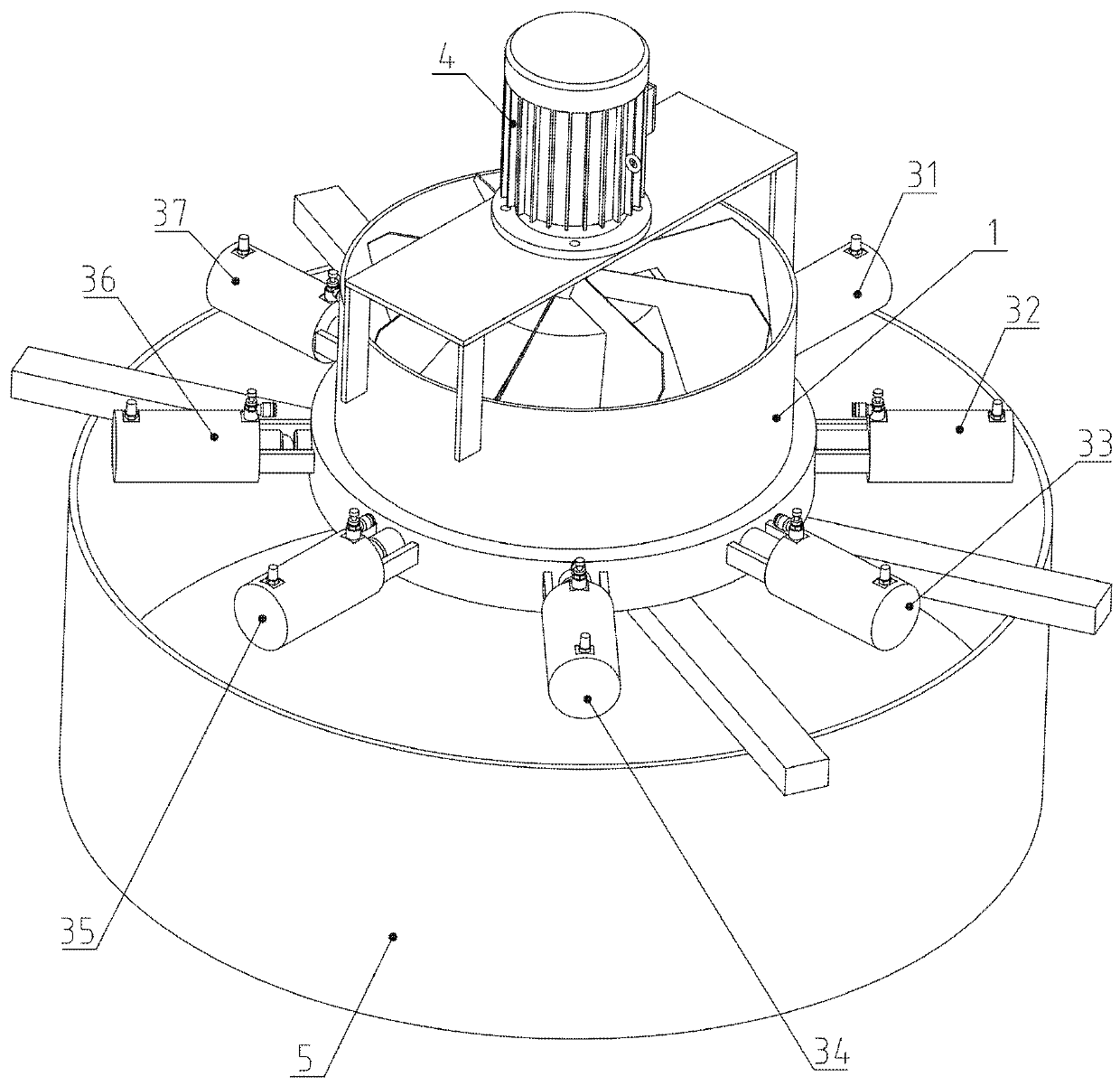 Continuous automatic production equipment for spherical balls