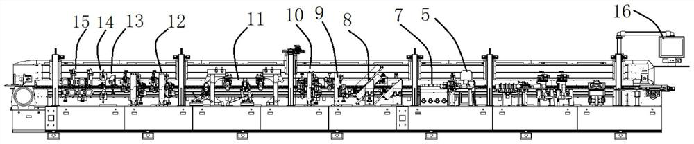 Intelligent laser edge bonding machine