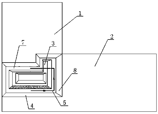 Run-through inner dumping method between mining areas for opencast coal mine during period of diversion