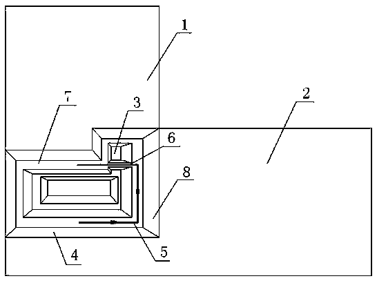 Run-through inner dumping method between mining areas for opencast coal mine during period of diversion