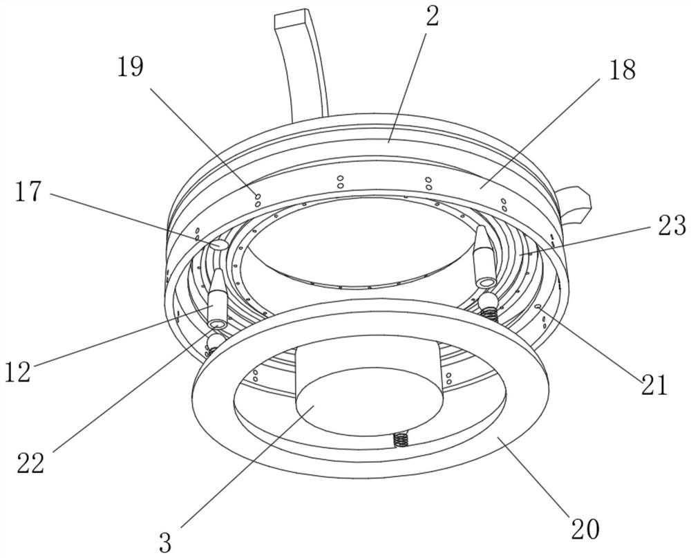 Gas stove head stabilizing device