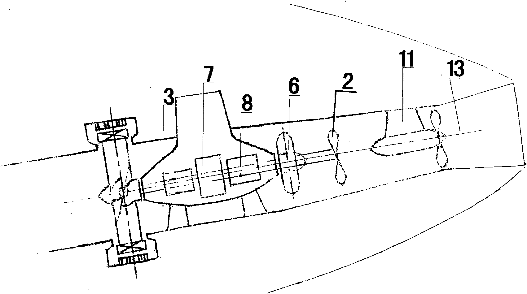 Innovative energy-saving submarine