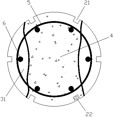 Method for quickly repairing and reinforcing post-earthquake damaged pier