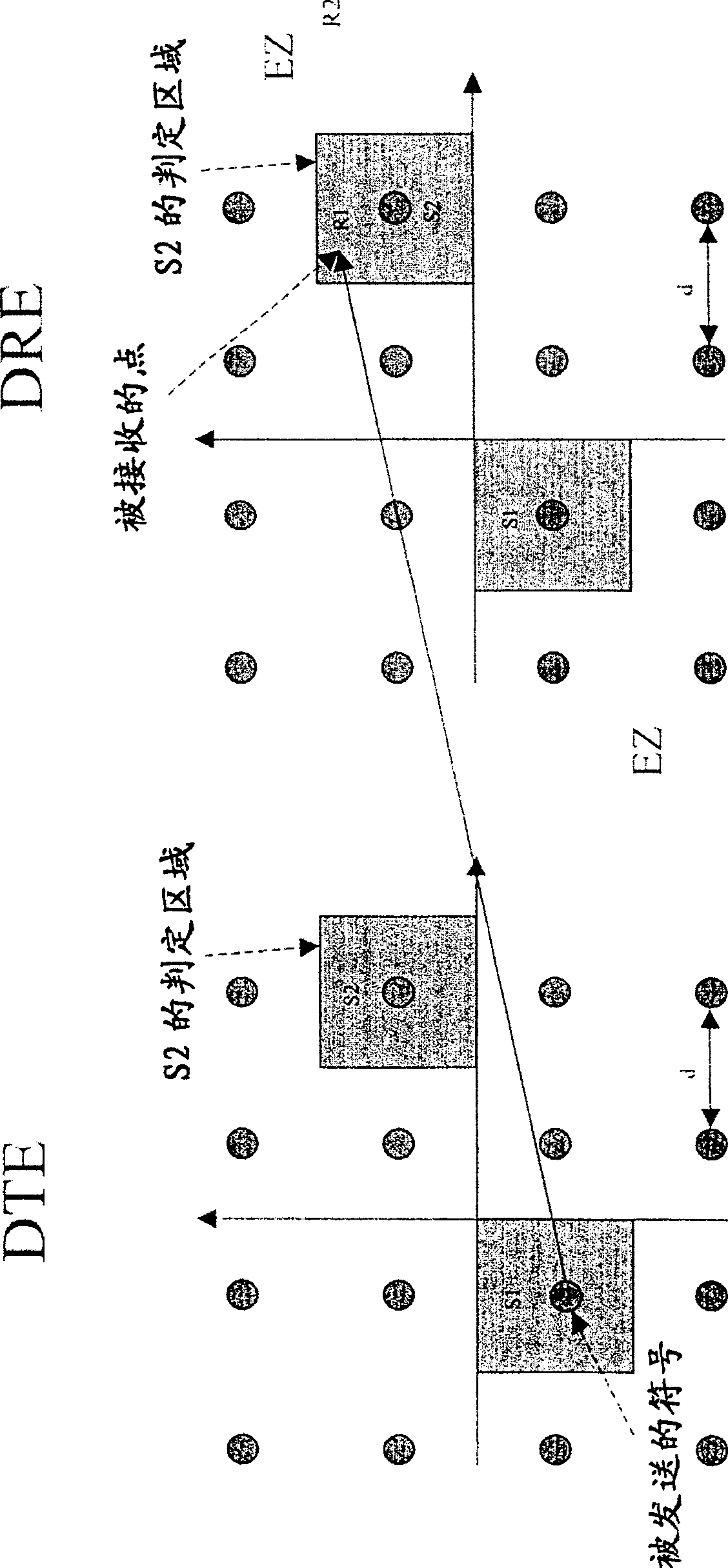 Noise measurement method and a related receiving digital subscriber line modem