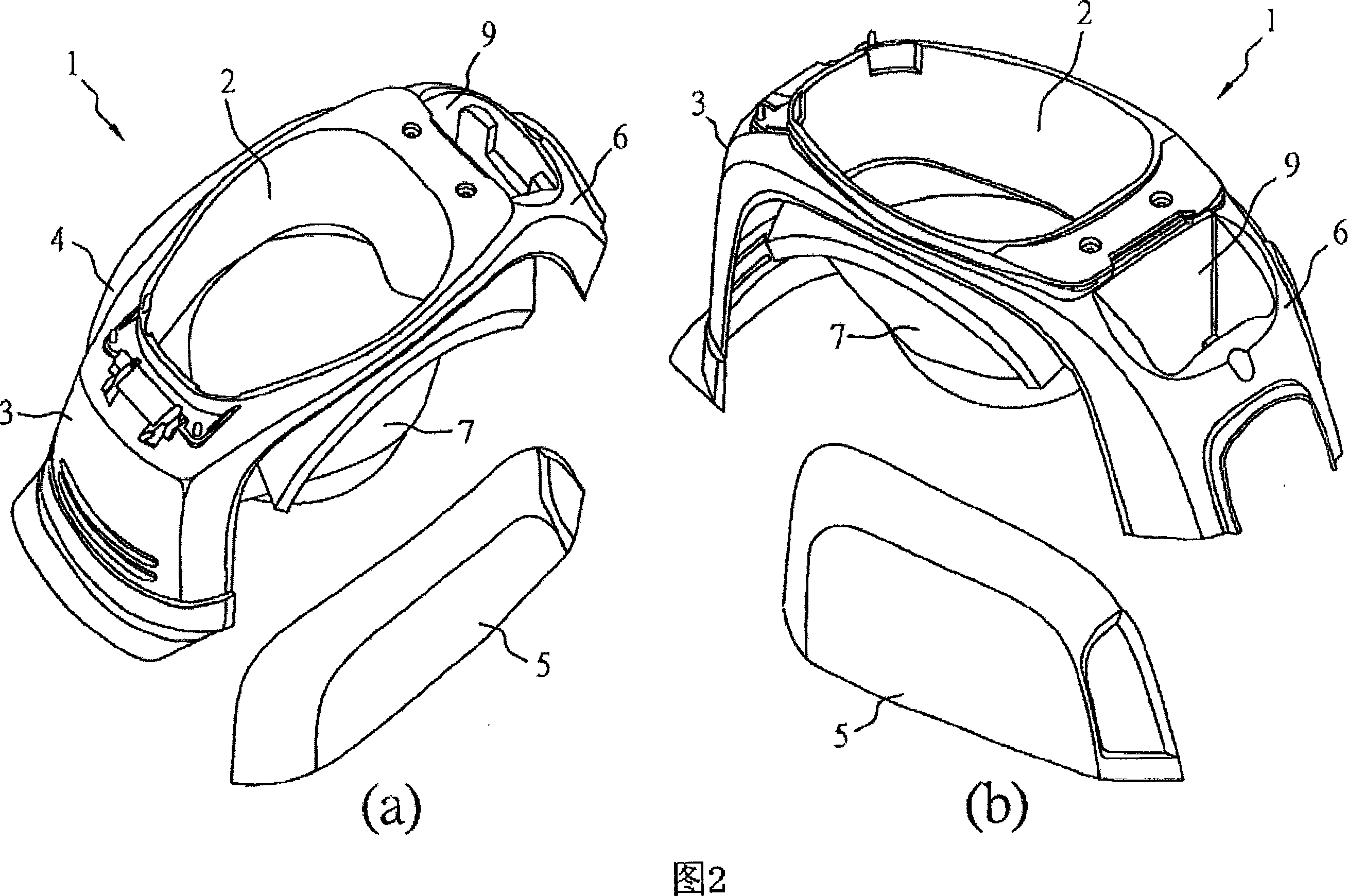 Motorcycle and shell structure thereof