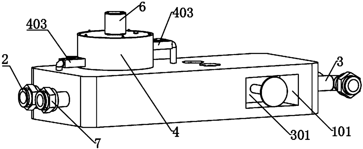 Leakproofness test device for HVAC pipeline