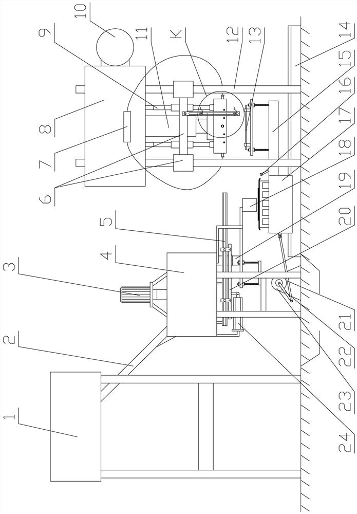 An automatic antique brick press machine