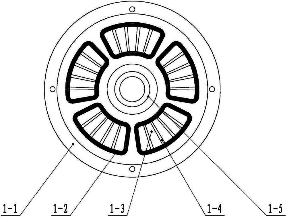 Flat stepping motor