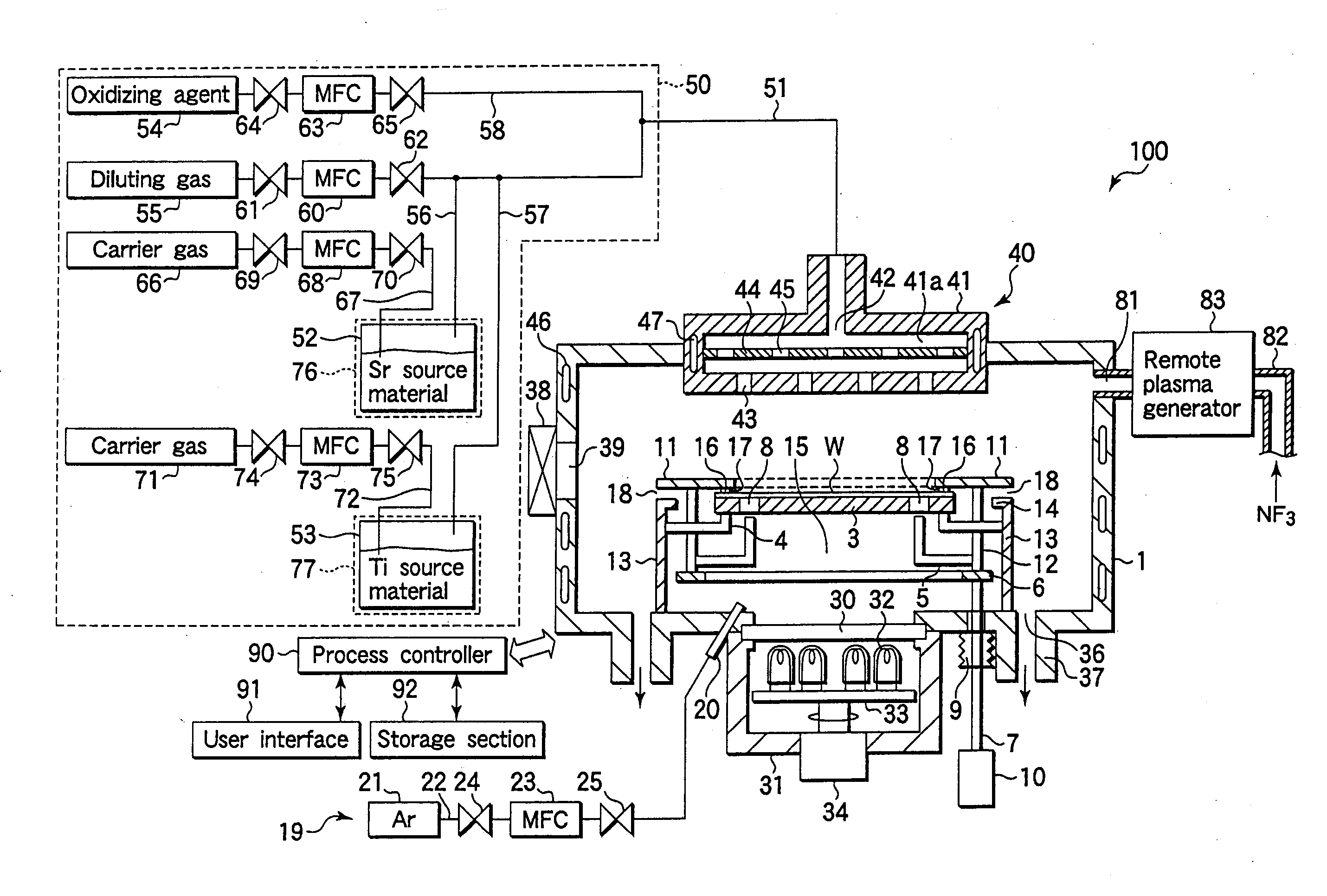 Method for forming srtio3 film