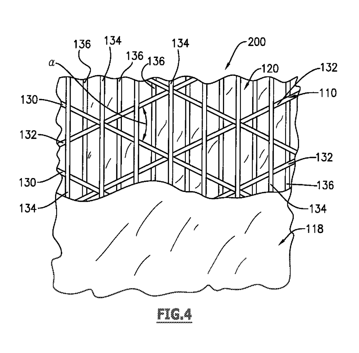 Synthetic Mesh Reinforced Multilayer Material and Bags Made Therefrom