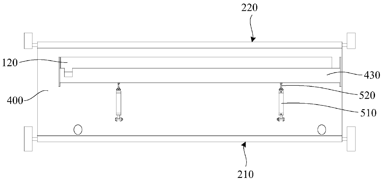 Fabric cross-section stitching and cutting integrated device