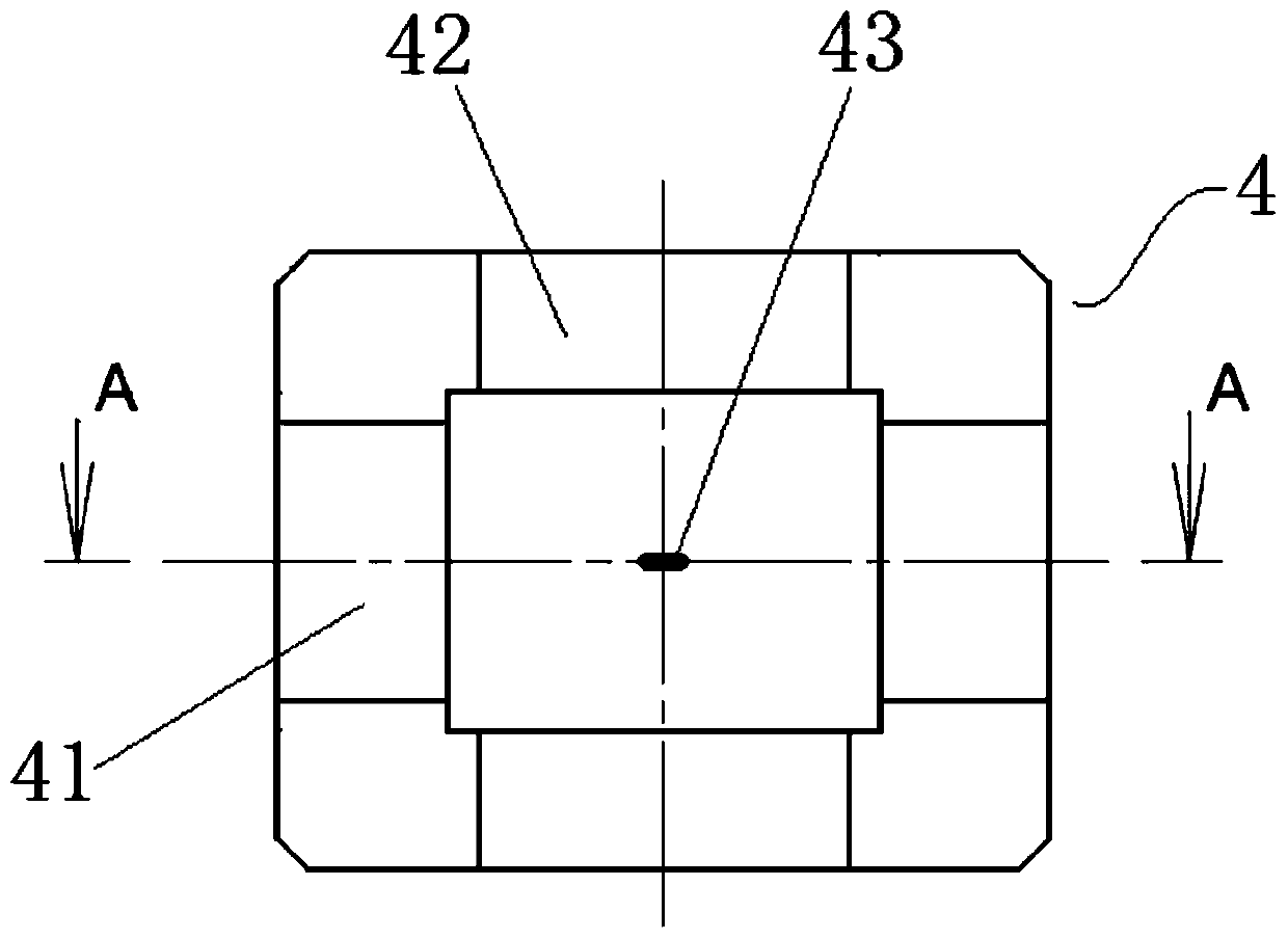 An assembly jig and assembly method of square iron and coil of moving iron unit