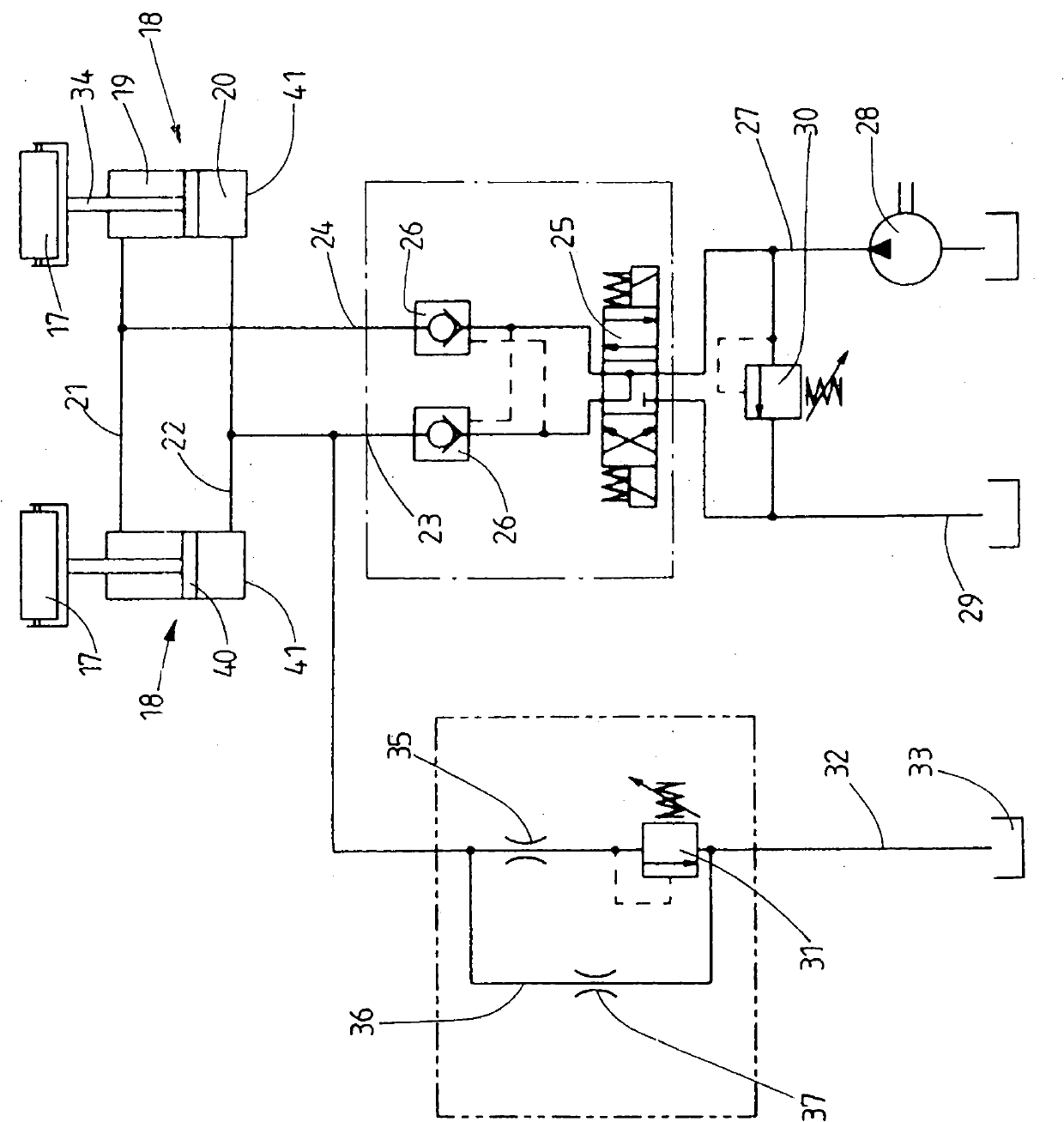 Construction machine, in particular paver or movable feeder