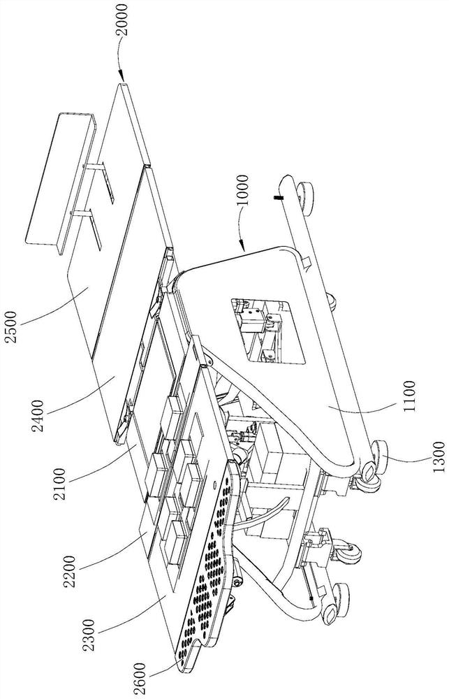 Nursing bed with waist adjusting function