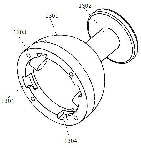 Flexible joint universal adjusting mechanism and adjusting handle