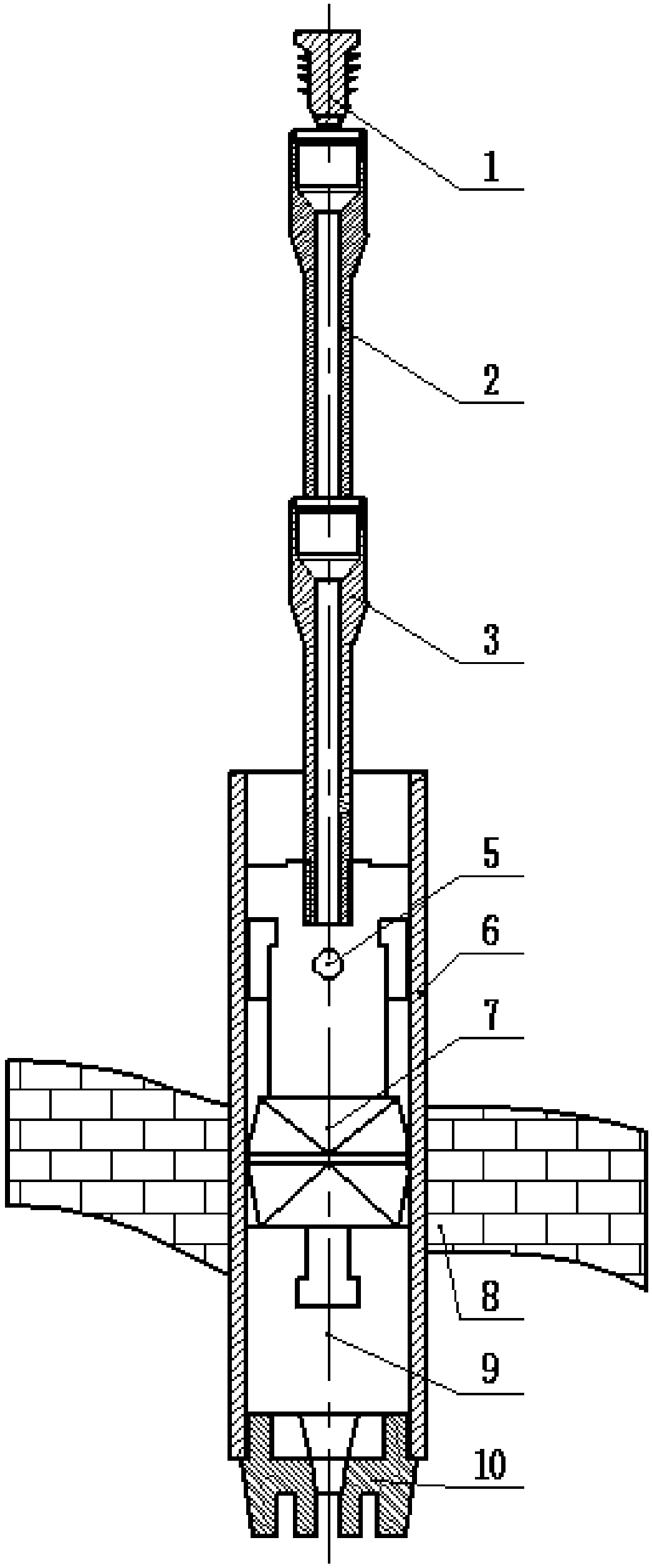 Construction method for preventing sleeve against damage and technology pile column