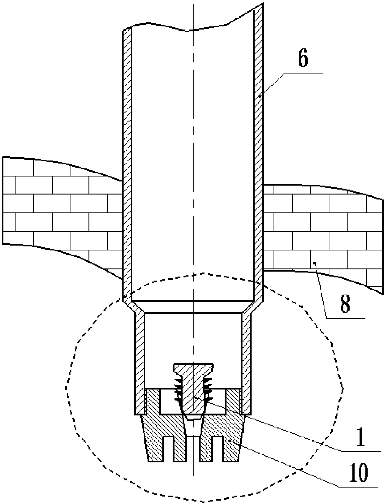 Construction method for preventing sleeve against damage and technology pile column