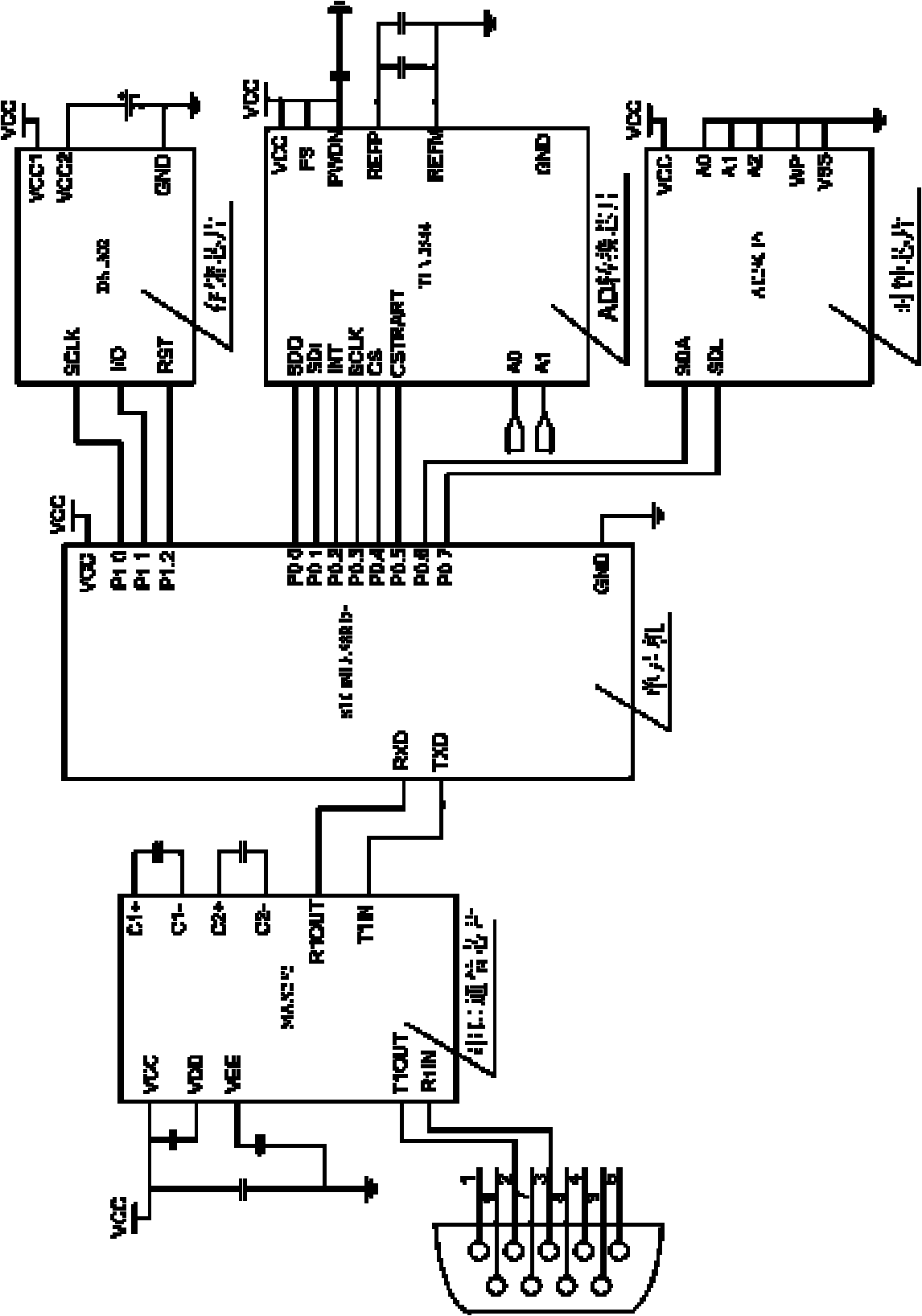 Aluminium electrolysis bus system resistance to ground detection device and detection method thereof