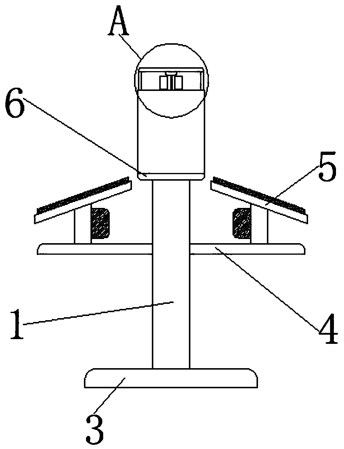 Protective solar power generation street lamp