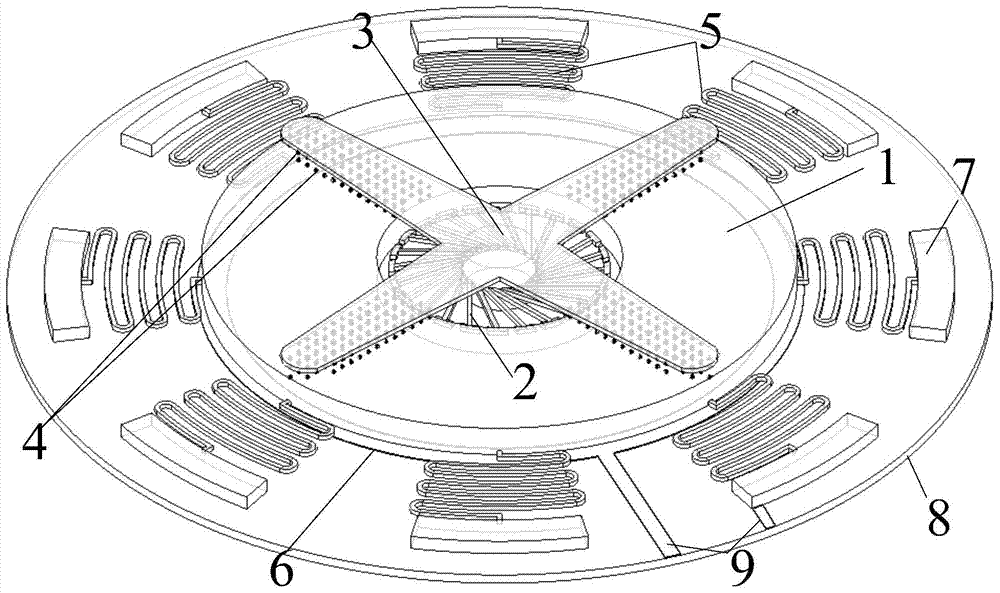 Multi-direction vibration threshold value sensor for achieving contact time delay through nano-micro flexible arrays