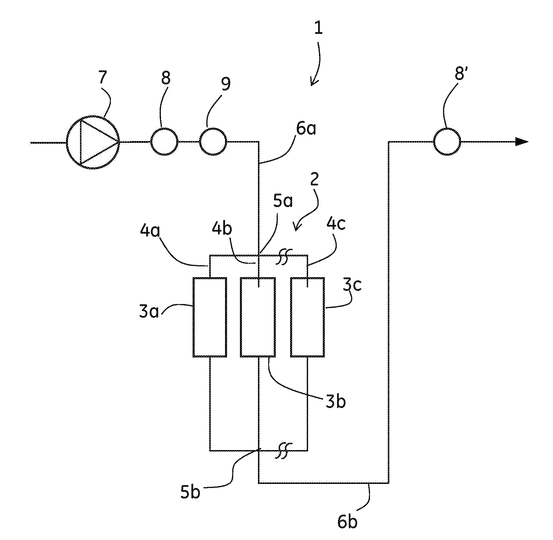 Parallel assembly of chromatography column modules